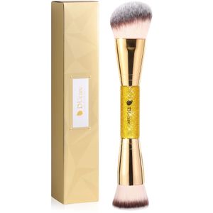 DUcare Dualended Sculpting Foundation Makeup Brushes Powder Concealer Blush Brush for Liquid Cream Contour Blending Face 240131