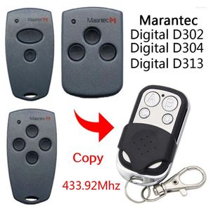 Fjärrkontroller Marantec Digital 302 D304 D313 433MHz Control Compatible Garage Gate Comfort Cloner