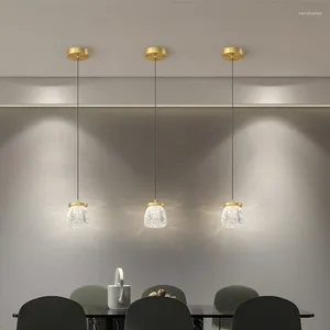 Lâmpadas pendentes moderna lustre de cobre luxo acrílico cabeceira pendurado luz ouro preto droplight jantar cozinha sala estar decoração lâmpada