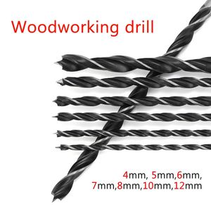 7pcs Long Twist ferramentas furade Brad Point Wood Drill Bit Set 12285300mm Woodworking Drilling Perforator Tool 240123