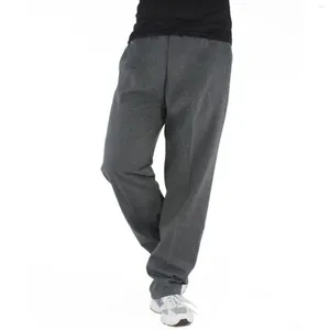 Herrbyxor avslappnad lös ungdom rak varm trend tracksuit sport jogger last baggy ropa hombre