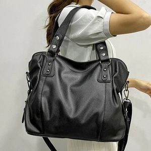 Feminino hobo bolsa grande capacidade sacos de ombro grande stylsih sacola senhoras couro macio hobos mensageiro feminino shopper 240124