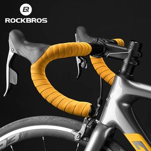 ROCKBROS Bicycle Handlebar Tape Non-Slip Shock Absorbing Belt Ultralight Wear-Resistant Cycling Strap MTB Road Bike Accessories 240131