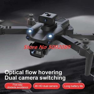 Drones Professinal Drone 4K Obstacle Avoidance Dual Camera Aerial Photography RC Quadcopter Pocket Toy Boy Kid Gifts YQ240211