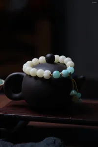 Strand Chinicraft 1: White Jade Bodhi Single Circle Lotus Peng w stylu nowicjuszy okrągły kształt piłki