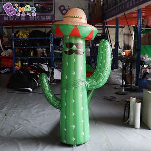 4MH (13,2 stóp) Świetna ręcznie robiona reklama nadmuchiwana kreskówka kaktus powietrza wysadzona w sztuczne rośliny Postać na imprezę imprezowy dekoracja dekoracji zabawek sport