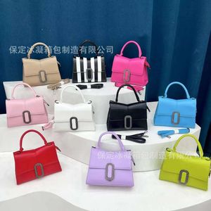 2023 New PU Texture Single Shoulder Crossbody Bags Women's Bag Fashion Simple Solid Color Handbag Trendy 75% factory direct sales
