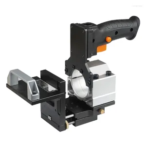 220v/550w Bracket Invisible Fasteners Cabinet Panel Slotting Side Hole Machine FF04-6 Two-In-One Trimming