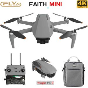 Дроны Новый Cfly Faith Mini Drone 4K Professional G HD камера 3-осевая универсальная совместная RC Four Helicopter 4 км FPV 26min Flight 249G Mini Helicopter S24525