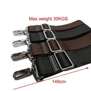 38mm max 30KGS strong hook nylon belt accessory men bags long shoulder strapman briefcase bag strapsrepair strap 240202