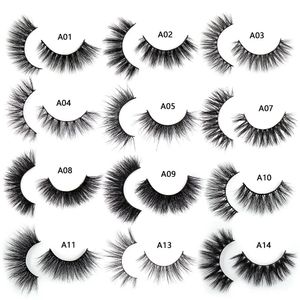 LEHUAMAO 30 Pairs Mink Eyelashes 3D Lashes wholesale Mix False Eyealsehs Fluffy Natural Eyelash Dramatic Cruelty Free Lash 240126