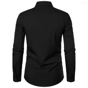 Erkekler Elbise Gömlek Victoria tarzı gömlek Ortaçağ fırfır patchwork, yaka yakalı ince fit tasarım resmi retro için