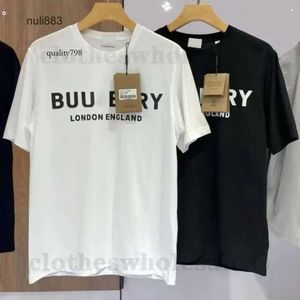 Short Burberies Burbreries Tshirt Summer Yrerys Print Plaid T Fashion Shirts Women Tees Mens Designers Round Tshirt Neck Woman Clothing 9299