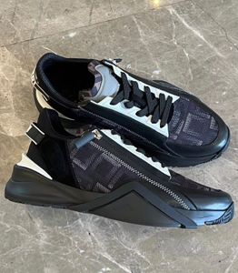 Lyx design man flöde låga topp sneakers skor män blixtlås gummisula mesh lätt runner sporttekniska tyger dagliga tränare vandring casual sko eu38-46 med låda