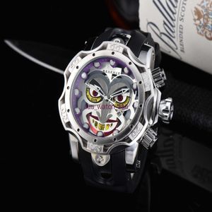 2021 TA New Luxury Mens Sports Watches Clown Series Golden Quartz Men Watch Watch Silendar Silicone Strap Wristwatch209b