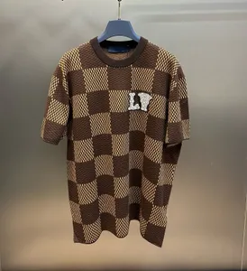 Mäns plus Tees Polos 2024SS 100 bomullsmän golfpolo skjorta polo tomt broderade högkvalitativa kamisor polyester män kvantitet turtleneck 694y