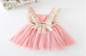 Detaliczne 2017 Baby Girls Tiuls Lace Sukienki dla dzieci Dziewczyny Princess Tutu sukienka dziewczyna wiosna lato sukienka z zawieszeniem dzieci 039s 7760494