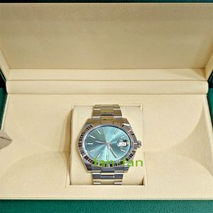 Brand World Luxury Watch Najlepsza wersja Watch Datejust 41 Fled Bezel Band Watch 126334 Zupełnie nowy automatyczny eta cal. 3235 Obejrzyj 2-letnią gwarancyjną męskie zegarki męskie