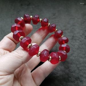 Pulseira masculina Strand Wine Red Glaze