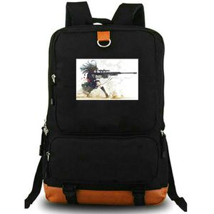 Dopo IL Sogno Rucksack Guns Linger Girl Tagesrucksack Light Before We Land Schultasche Cartoon Print Rucksack Freizeitschultasche Laptop-Tagesrucksack