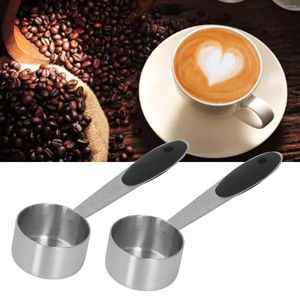 Kaffescoops tesked hemkök 30 ml/10g 2st mäter skopa rostfritt stålbönsked sockerpulverkaka bakning