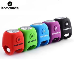 Rockbros Electric Cycling Bell 90 db Horn Rainproof MTB自転車ハンドルバーシリカゲルシェルリングバイクベル自転車アクセサリー240202