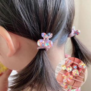 Accessori per capelli Fantasia Paillettes Bowknot Corda per bambini Simpatico cartone animato Fiore Ciliegia Scrunchies Elastico per bambina