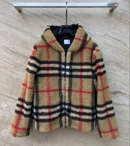 Designer feminino jaqueta de luxo jaqueta de lã grosso quente para baixo clássico retro antumn inverno cordeiro cashmere casaco de lã casal casacos de inverno