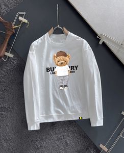 2024 Spring Autumn Character Letter Print Mans Hoodies Cotton Pullover Fashion Jackets O-Neck Långärmad herrtröjor HSCGQ001