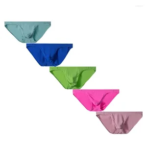 Cuecas 5 pcs U Convexo Algodão Sexy Homem Cueca Briefs Jockstraps Confortável Biquíni Masculino Gay Lingerie Engraçado