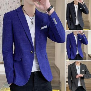 Męskie garnitury męskie powłok pojedynczy guzika Kapelka Cardigan Anty-islinkle Wedding Długie rękawy Slim Fit Saose