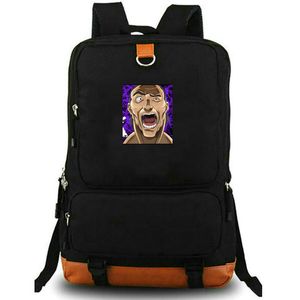 Grappler backpack Liu Long Guang daypack Fight school bag Cartoon Print rucksack Leisure schoolbag Laptop day pack