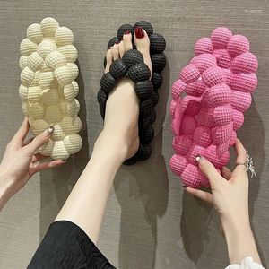 Slippers Women Funny Flip Flop Fashion Summer Massage Non Slip Bottom Soft Beach Shoes Thick Platform Slides Outdoor Sandals