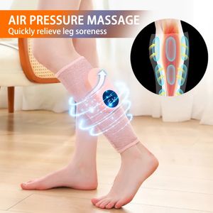 Massageador de pernas com pressão de ar para promover a circulação sanguínea das pernas, aliviando a dor para relaxamento muscular das pernas, massageador de fisioterapia 240202