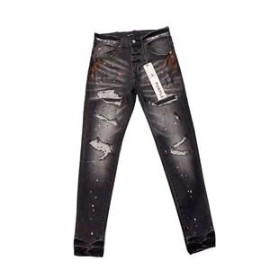 23ss Lila Denim Hosen Herren Jeans Designer Jean Männer Schwarze Hosen High-end-Qualität Gerade Design Retro Streetwear Casual