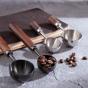 Mätverktyg Rostfritt stål Kaffe skopa matsked sked långt handtag för kök café tillverkning