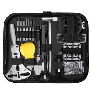 أدوات الإصلاح مجموعات 153 PCS Watch Kit Professional Spring Bar Tool Set Watch Battery Resplacement Kit Kit Watch Band Link Pin Set260r