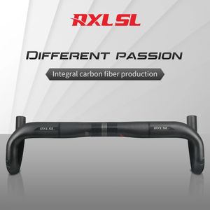 RXL SL 31,8mm koldroppe stångvägscykelstyrning 380400420440mm UD matt extern routing racing cykelhandtag 240131