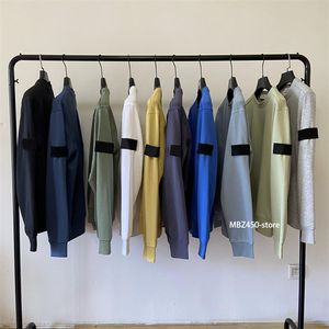 Italien Designer Hoodie Mens Jumper Luxury Compass broderi Lös rund nacke Pullover Version Knit Sweatshirts Bomull Basic Top Cloth M-2XL