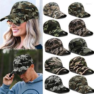 Bollmössor 2024 Camo Baseball Cap Men Summer Mesh Tactical Camouflage Outdoor Climbing Hunt Caphat