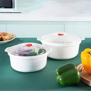 Stoviglie Lunch Box Alta qualità Efficiente Sicuro Conveniente Versatile Grado Contenitori per microonde Pentola per zuppa con funzione di riscaldamento Tasca