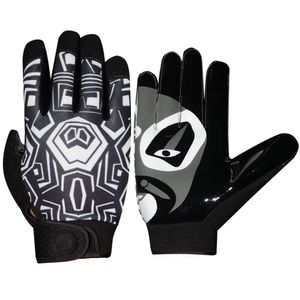 Moreok Rugby-Handschuhe, atmungsaktiv, rutschfest, Vollfinger-Silikon-Baseball- und American-Football-Handschuhe, verstellbare Handgelenkshandschuhe 240122