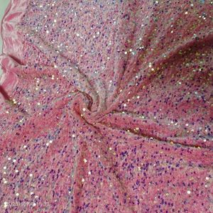 Sequins Clothing Fabrics Diamond Velvet Backing Stretch Dress Princess Skirt DIY Crafts Accessories Short Skirt 240202