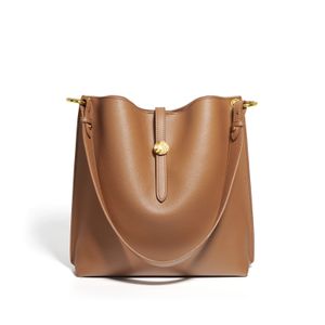 10A Oryginalna skórzana torba kubełkowa Moda Moda duża pojemność torba do kasetowej torba dojeżdżająca nisza pojedyncze ramię Crossbody TOTE TOG Crossbody Torka z pudełkiem