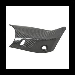 Decoratore protettivo per coperchio del tubo di scarico in vera fibra di carbonio per moto per Ninja ZX25R 2024-2024