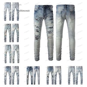 para miris amirlies amrilied am High Purple Jeans amr designer Mens Street Mens Jeans mens bordados calças Womens Oversize Ripped Patc 1606 irlies rilied r Wo