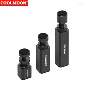 Resfriamento de computador coolmoon suporte de placa gráfica espiral vertical jack base magnética antiderrapante para chassi atx/M-ATX/itx