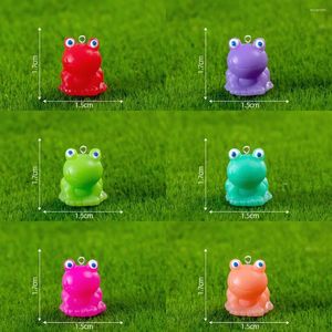 Charms 10pcs Fashion Small Eye Animals For Jewelry Making Resin Green Frog Pendant DIY Earrings Keychain Crafts C1566