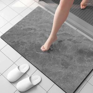 Bath Mats Super Absorbent Side Rugs Home Bathtub Pattern Decor Marble Diatomite Rug Carpet Mat Bathroom Non-slip Shower Modern