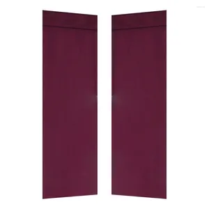 Curtain 2pcs Blinds Window Living Room Decorative Shading Blackout Drapes Panel Privacy Protection Bedroom French Door Home